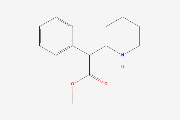Methylphenidate molecular structure